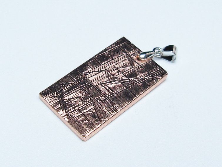 ピンクゴールドギベオン メテオライト ペンダント [t452-3713] 3枚目