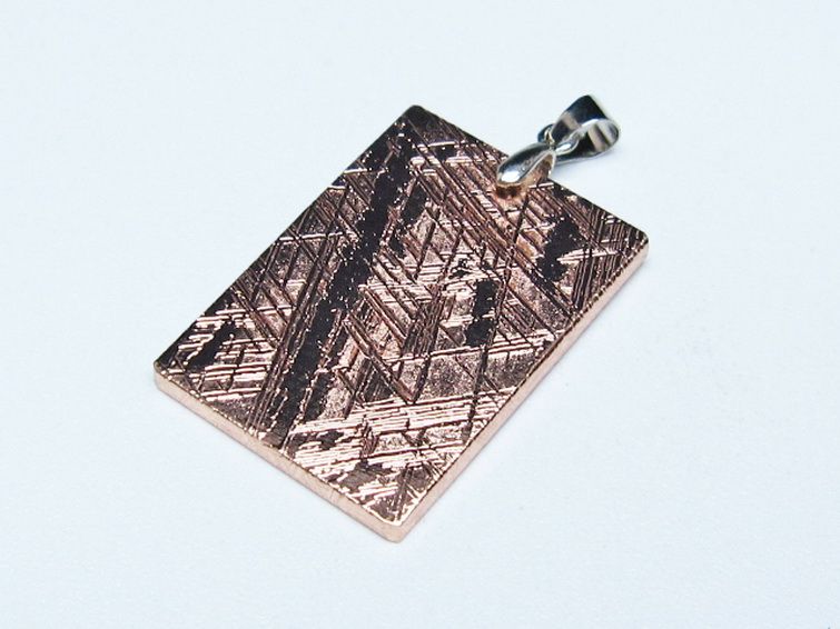 ピンクゴールドギベオン メテオライト ペンダント [t452-3714] 3枚目