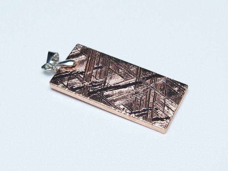 ピンクゴールドギベオン メテオライト ペンダント [t452-3717] 3枚目