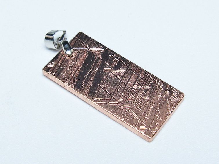 ピンクゴールドギベオン メテオライト ペンダント [t452-3718] 3枚目