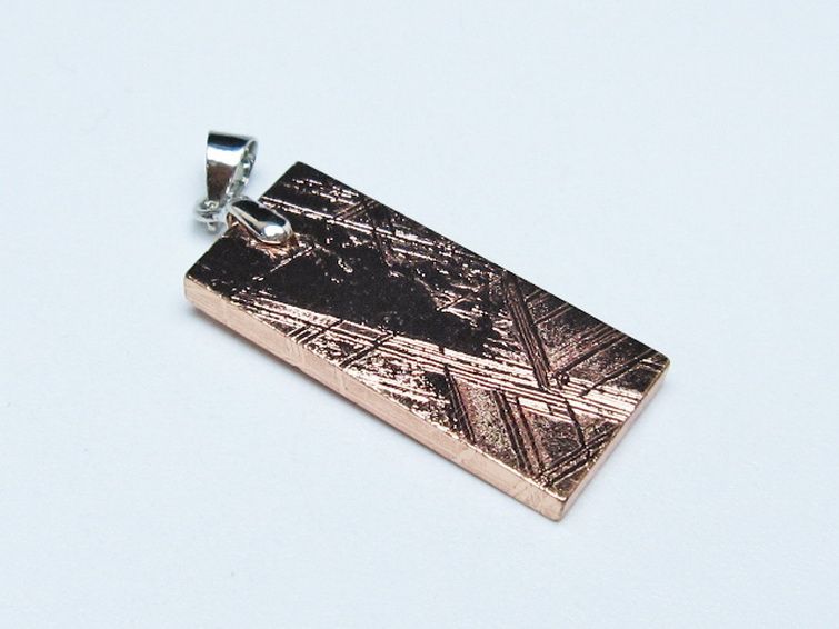 ピンクゴールドギベオン メテオライト ペンダント [t452-3733] 3枚目