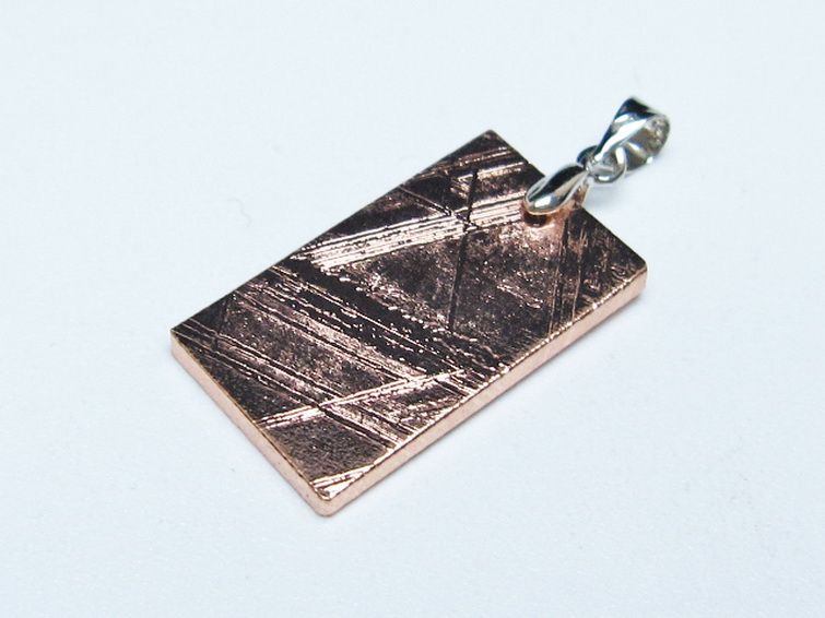 ピンクゴールドギベオン メテオライト ペンダント [t452-3734] 3枚目