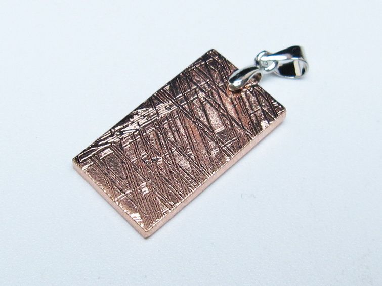 ピンクゴールドギベオン メテオライト ペンダント [t452-3739] 3枚目