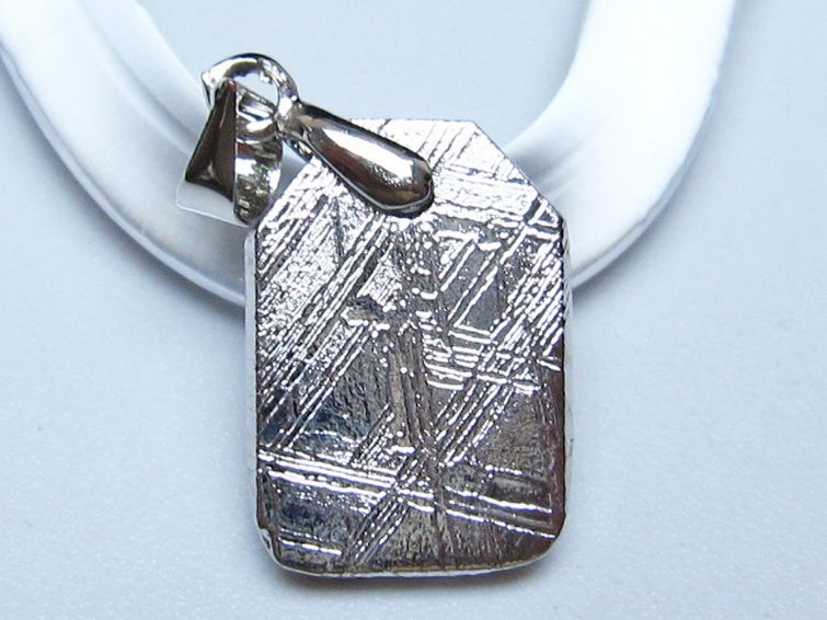 シルバーギベオン メテオライト ペンダント [t452-3753] 2枚目