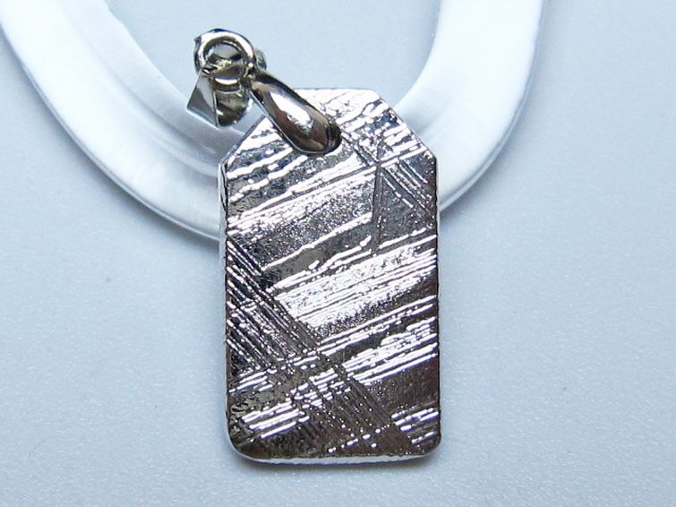 シルバーギベオン メテオライト ペンダント [t452-3755] 2枚目