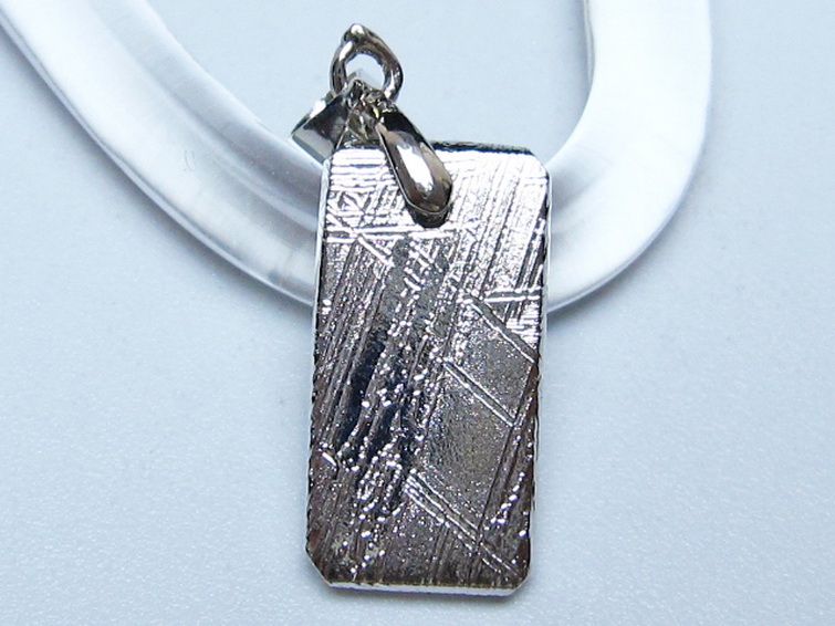 シルバーギベオン メテオライト ペンダント [t452-3765] 2枚目