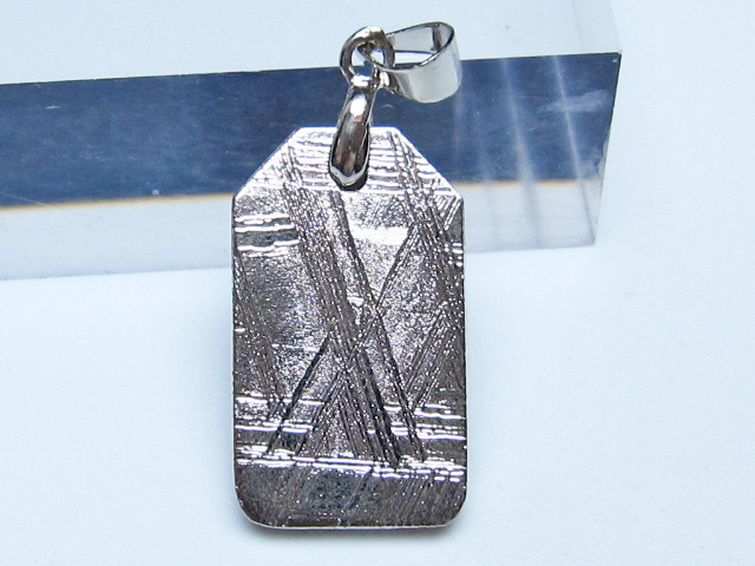 シルバーギベオン メテオライト ペンダント [t452-3774] 1枚目