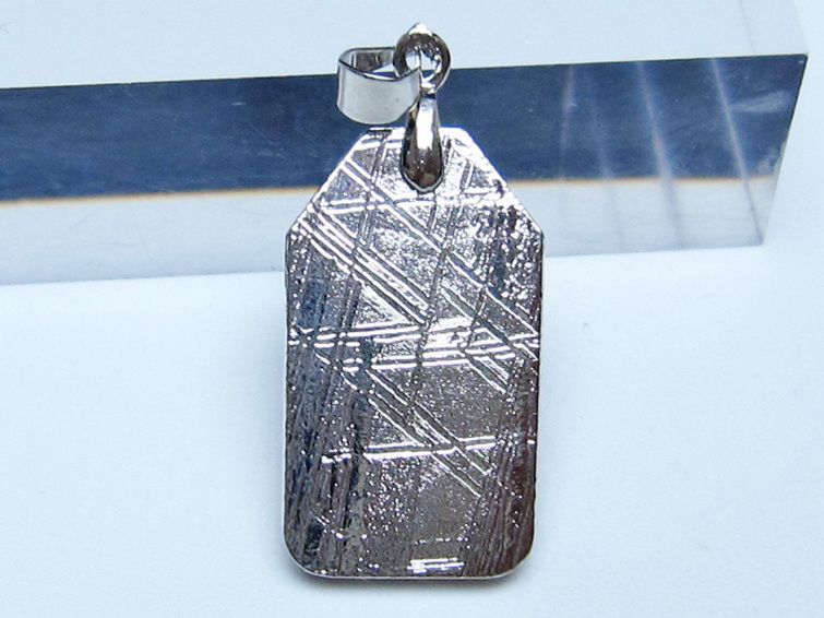 シルバーギベオン メテオライト ペンダント [t452-3778] 1枚目