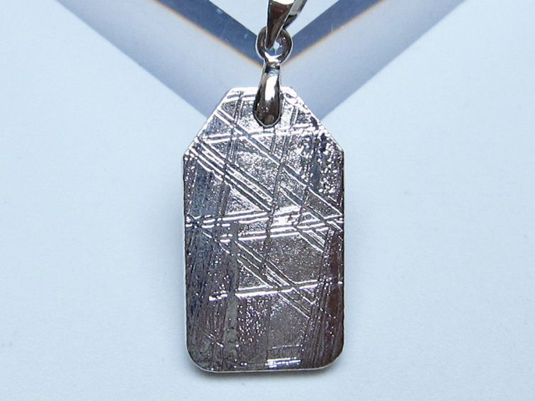 シルバーギベオン メテオライト ペンダント [t452-3778] 2枚目