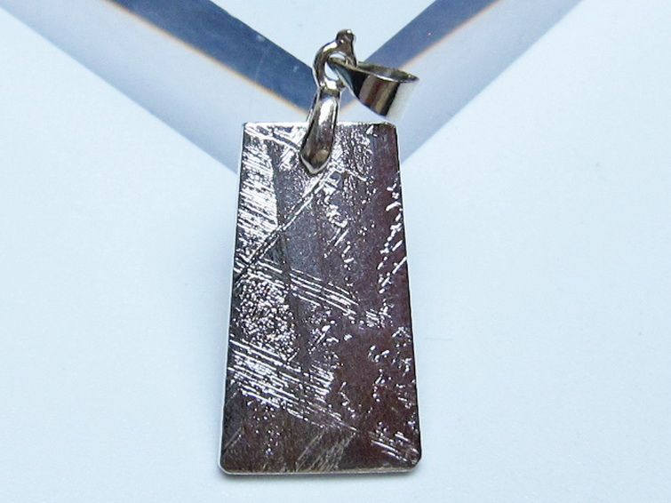 シルバーギベオン メテオライト ペンダント [t452-3787] 2枚目