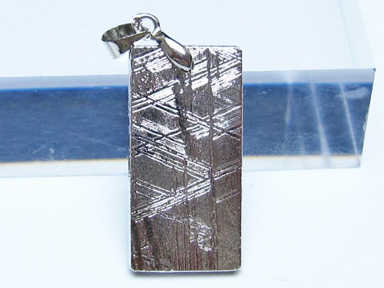 シルバーギベオン メテオライト ペンダント [t452-3795] 1枚目