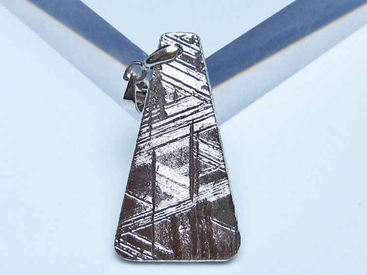 シルバーギベオン メテオライト ペンダント [t452-3796] 2枚目