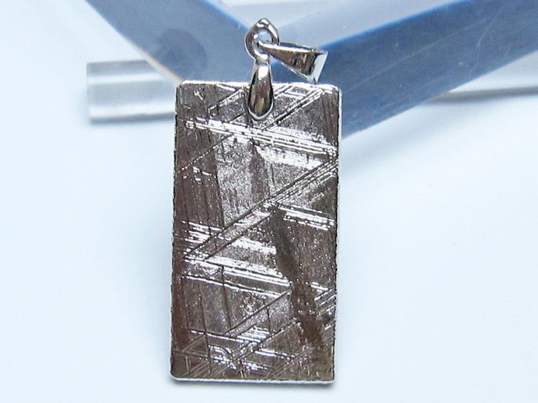 シルバーギベオン メテオライト ペンダント [t452-3815] 2枚目