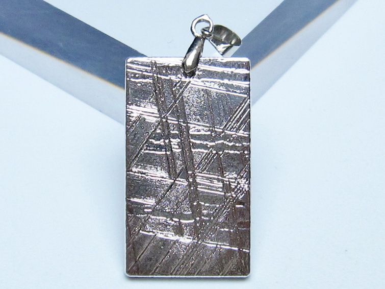 シルバーギベオン メテオライト ペンダント [t452-3823] 2枚目