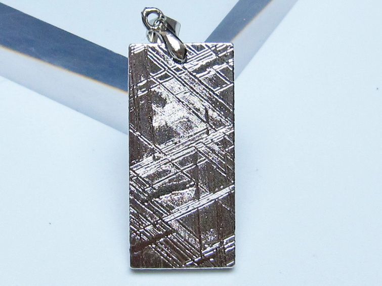 シルバーギベオン メテオライト ペンダント [t452-3825] 2枚目