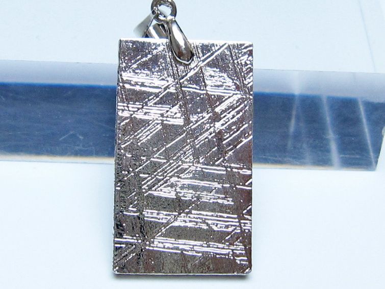 シルバーギベオン メテオライト ペンダント [t452-3827] 1枚目