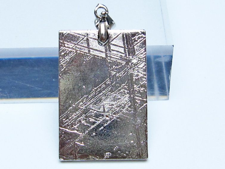 シルバーギベオン メテオライト ペンダント [t452-3828] 1枚目