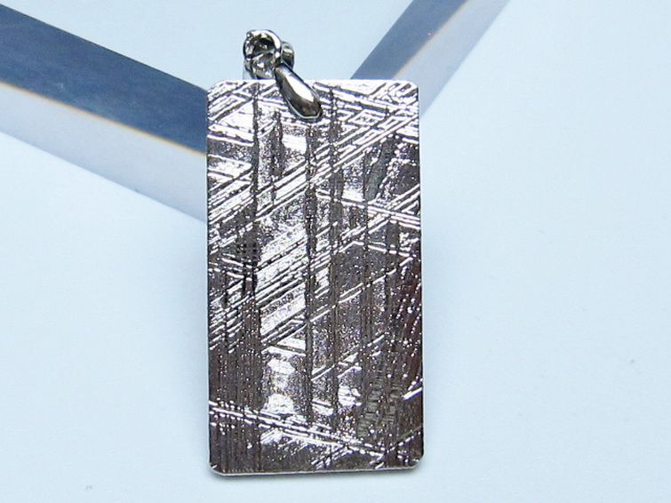 シルバーギベオン メテオライト ペンダント [t452-3832] 2枚目