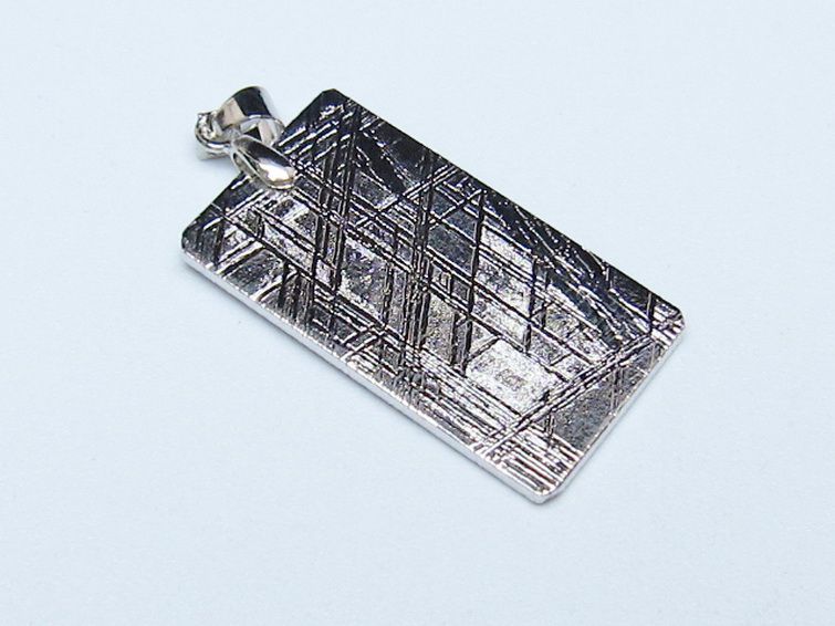 シルバーギベオン メテオライト ペンダント [t452-3832] 3枚目