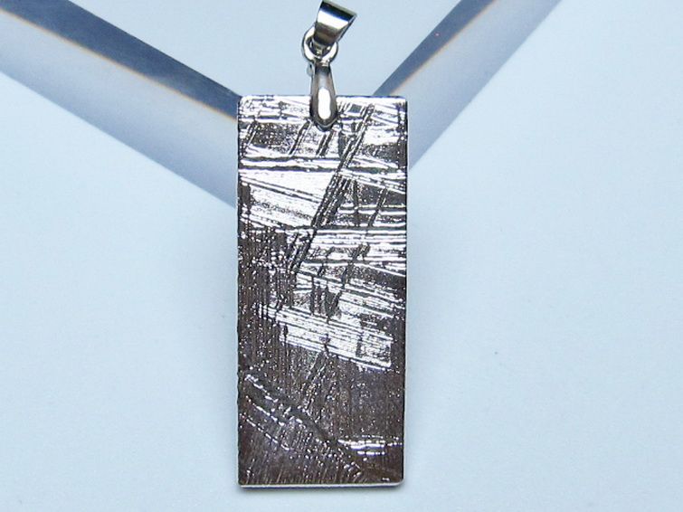 シルバーギベオン メテオライト ペンダント [t452-3834] 2枚目