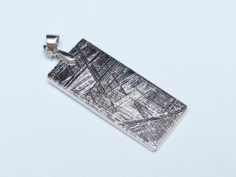 シルバーギベオン メテオライト ペンダント [t452-3834] 3枚目