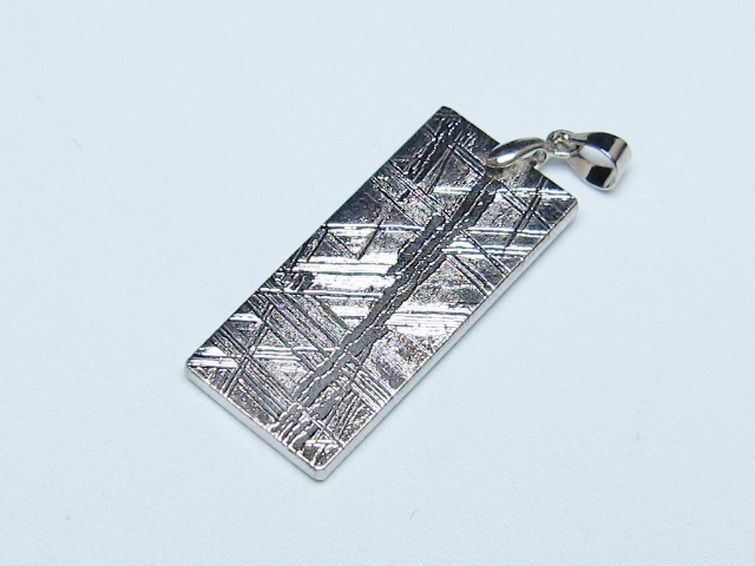 シルバーギベオン メテオライト ペンダント [t452-3849] 3枚目