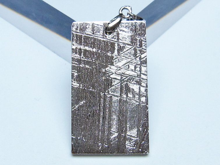 シルバーギベオン メテオライト ペンダント [t452-3851] 2枚目