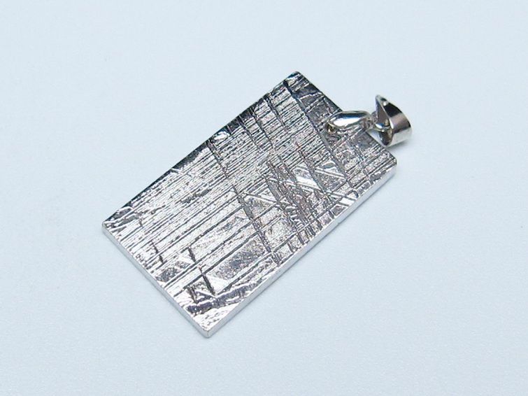 シルバーギベオン メテオライト ペンダント [t452-3851] 3枚目