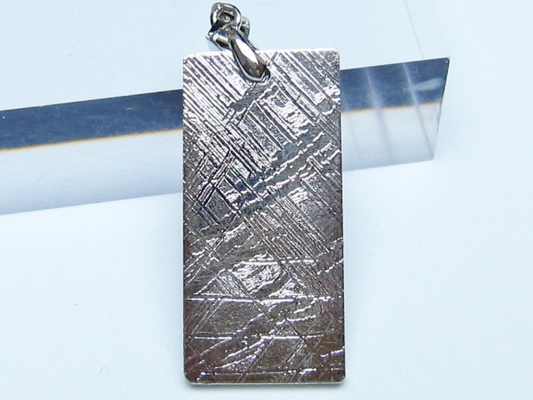 シルバーギベオン メテオライト ペンダント [t452-3856] 1枚目