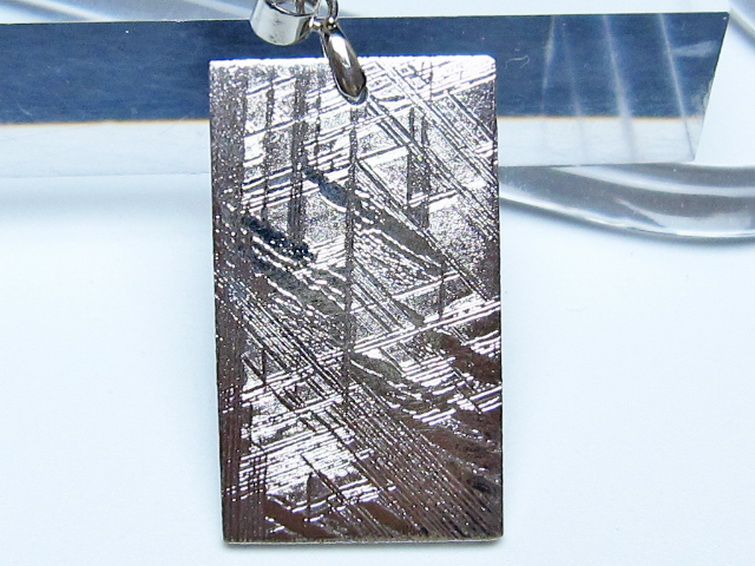 シルバーギベオン メテオライト ペンダント [t452-3858] 1枚目