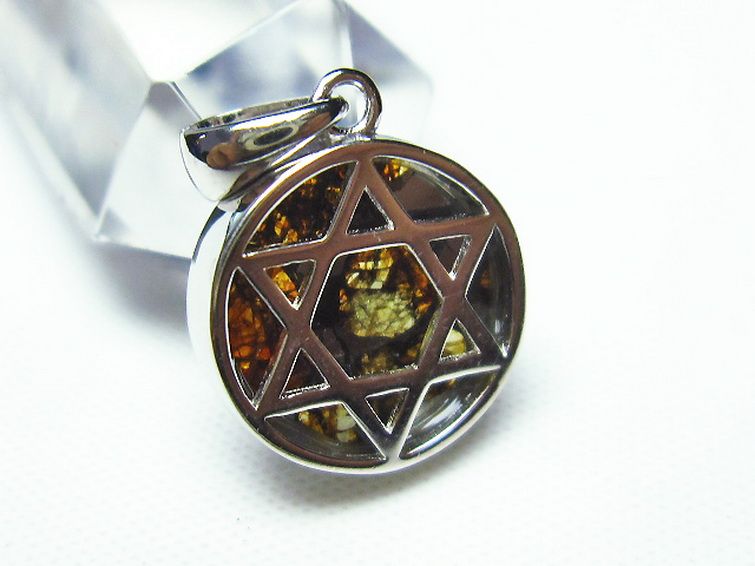 パラサイト隕石 かんらん石 ペンダント [t453-2412] 3枚目