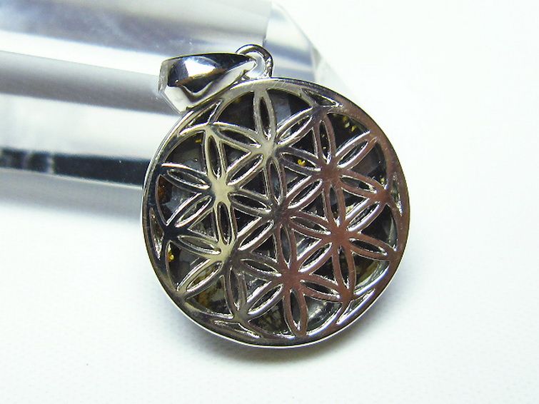 パラサイト隕石 かんらん石 ペンダント [t453-2435] 3枚目