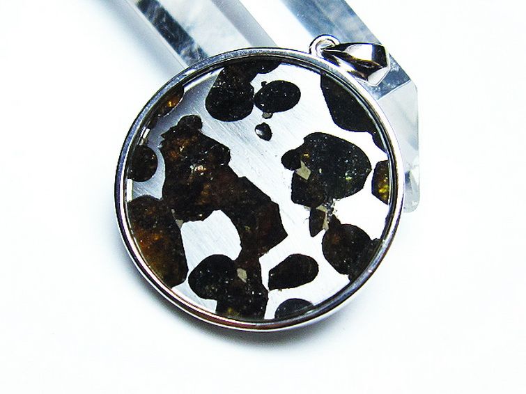 パラサイト隕石 かんらん石 ペンダント [t453-3218] 3枚目