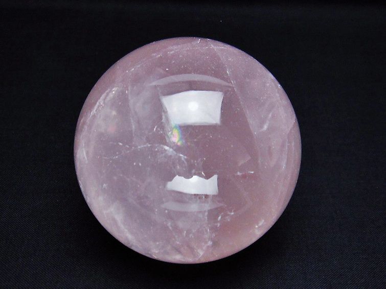 ローズクォーツ 丸玉 64mm [t456-14163] 1枚目