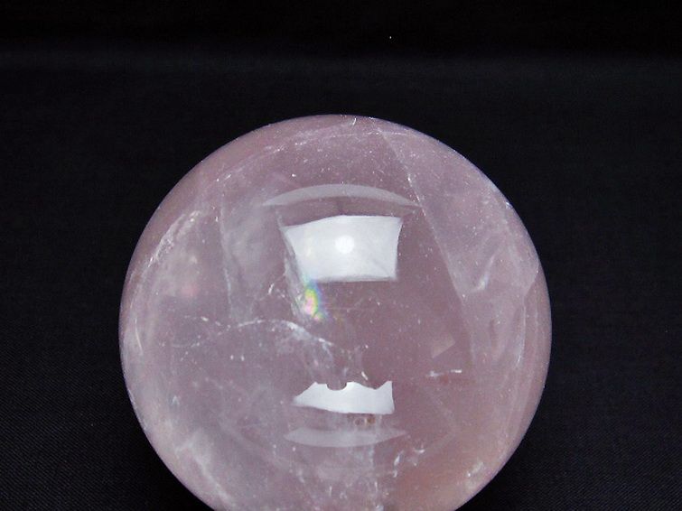 ローズクォーツ 丸玉 64mm [t456-14163] 2枚目