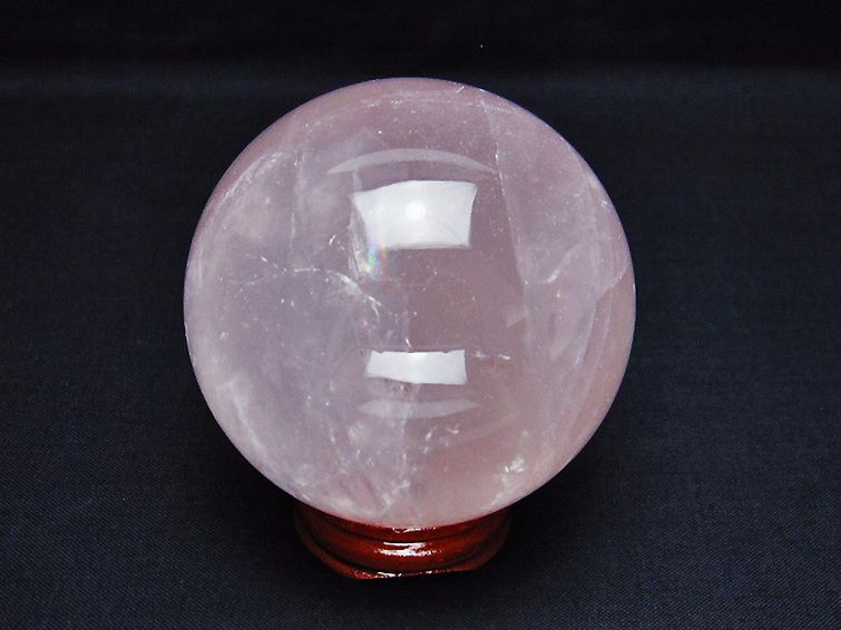 ローズクォーツ 丸玉 64mm [t456-14163] 3枚目