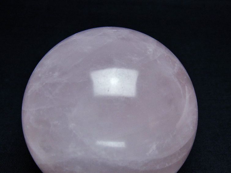 ローズクォーツ 丸玉 69mm [t456-14624] 2枚目