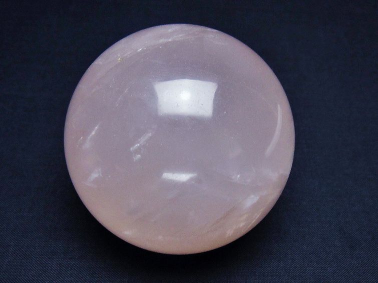 ローズクォーツ 丸玉 68mm [t456-14625] 1枚目