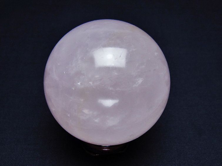 ローズクォーツ 丸玉 56mm [t456-14638] 3枚目