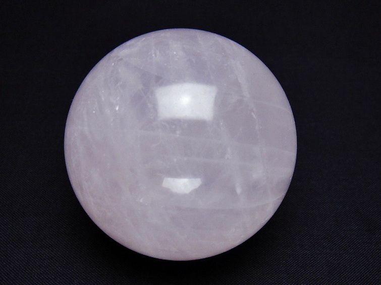 ローズクォーツ 丸玉 57mm [t456-14641] 1枚目