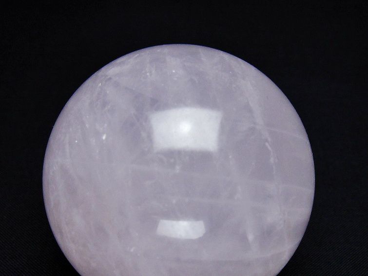 ローズクォーツ 丸玉 57mm [t456-14641] 2枚目