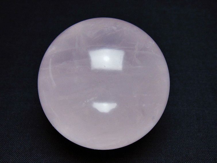 ローズクォーツ 丸玉 52mm [t456-14645] 1枚目