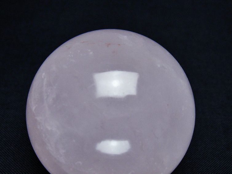 ローズクォーツ 丸玉 44mm [t456-14650] 2枚目