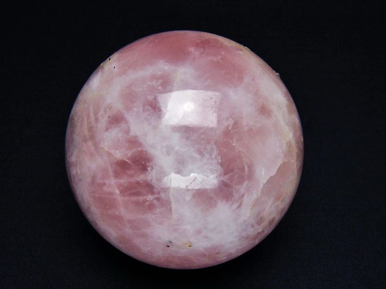 ローズクォーツ 丸玉 63mm [t456-14728] 1枚目