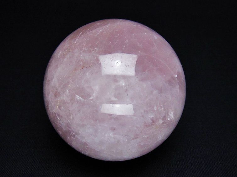 ローズクォーツ 丸玉 67mm [t456-14758] 1枚目