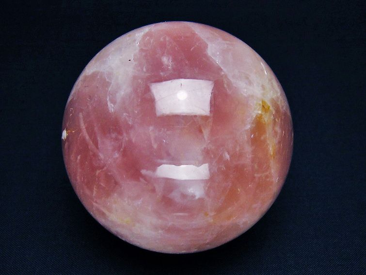 ローズクォーツ 丸玉 70mm [t456-14764] 1枚目