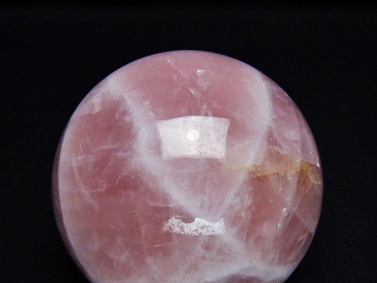 ローズクォーツ 丸玉 70mm [t456-14765] 2枚目