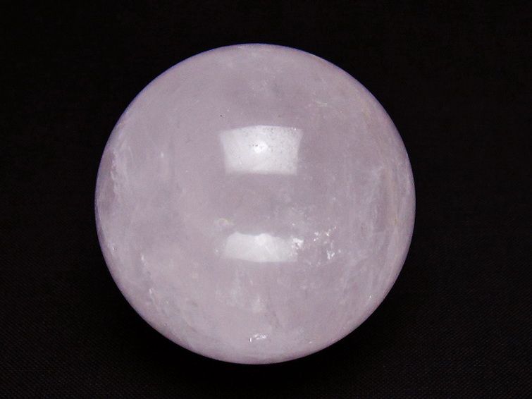 ローズクォーツ 丸玉 49mm [t456-14816] 1枚目