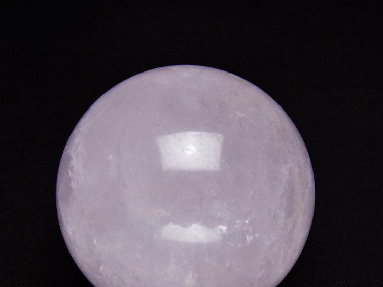 ローズクォーツ 丸玉 49mm [t456-14816] 2枚目