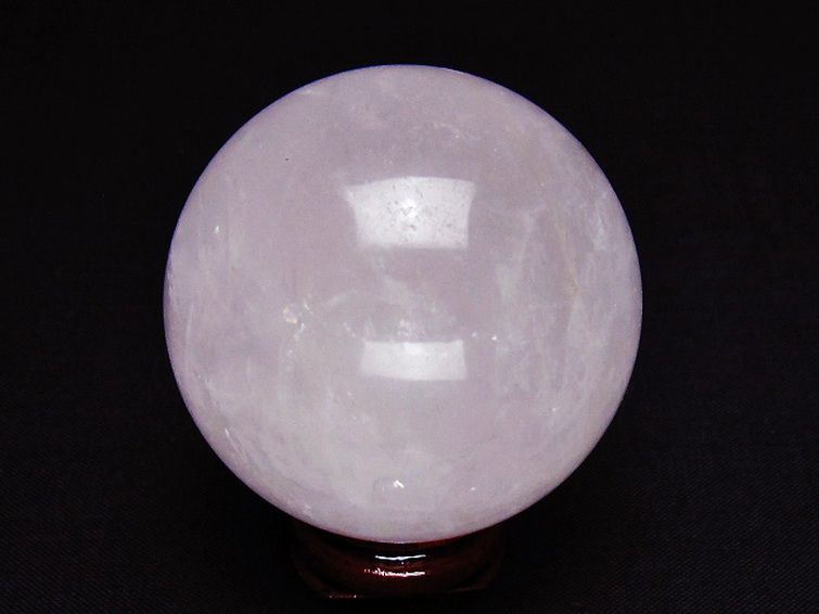 ローズクォーツ 丸玉 49mm [t456-14816] 3枚目
